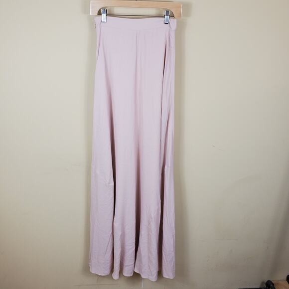Show Me Your Mumu Princess Di Stretch Maxi Skirt Dusty Blush Size XS - Picture 3 of 10